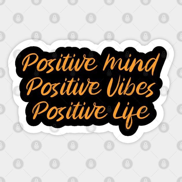 Positive Vibes Sticker by attire zone